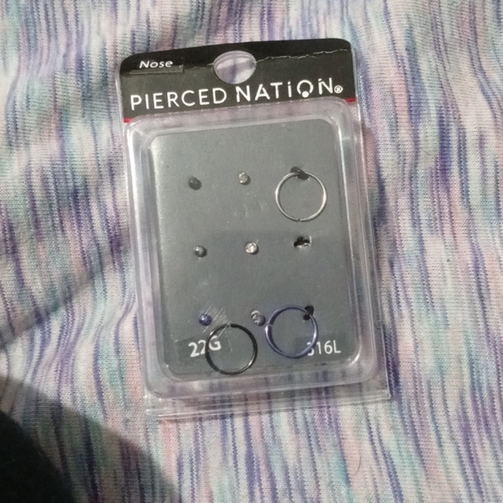 22g Nose Ring and Studs